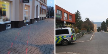 Dodávka přejela ležícímu muži ruku, motocykl narazil do domu a střet koloběžkáře s cyklistou