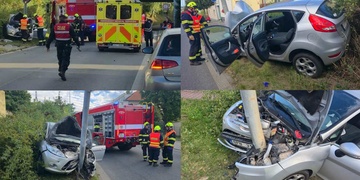 Vážná nehoda v Plzni Křimicích