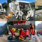 Vážná nehoda na dálnici D5 - článek byl aktualizován