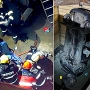 Probodený řidič - hasiči uvolnili záběry ze záchranné akce