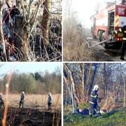 Požár pod Zoologickou zahradou