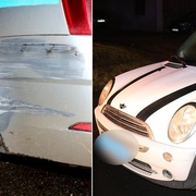 Opilý děda naboural auto hlídkujících policistů