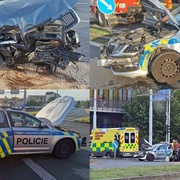 Dopravní nehoda na křižovatce U Jána