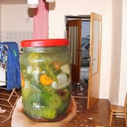 Ukradli co mohli a před odchodem vypili dokonce i lák z okurek