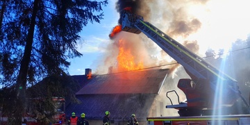 Požár rodinného domu