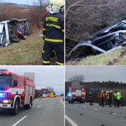 Hromadná nehoda uzavřela Karlovarskou