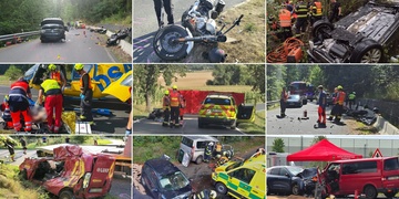 V průběhu prázdnin na silnicích západních Čech zemřelo 17 lidí