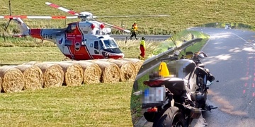 Vážná dopravní nehoda dvou motorkářů