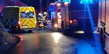 Noční záchranná akce v Plzni Božkově