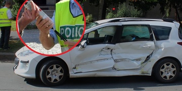 Opilec odbočující z Klatovské přehlédl tramvaj