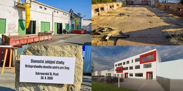 V Plzni začala stavba centra pro ženy bez domova