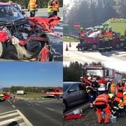 Dopravní nehoda u Sulkova si vyžádala tři zraněné