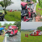 Vážná dopravní nehoda, několik zraněných včetně dětí