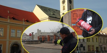 Hasiči se stali vězni na své vlastní stanici