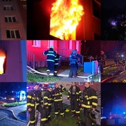 Rozsáhlý ranní požár bytu
