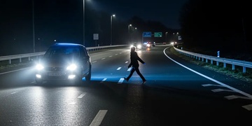 Pokud jste v celostátním pátrání, běžte se projít po dálnici, zaručujeme, že do cely se dostanete rychleji