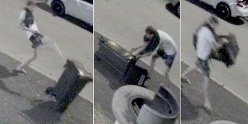 Mladíka zřejmě napadly popelnice, naštěstí se ale ubránil