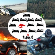 Mrtvý řidič a skoro dvacítka zraněných - tragická namrzlá sobota