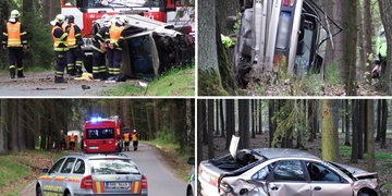 Tragická dopravní nehoda, jeden člověk nepřežil