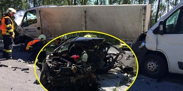 Tragická nehoda, žena čelní střet nepřežila