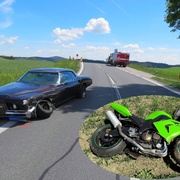 Přiopilý řidič veterána srazil motorkáře