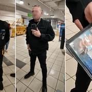 Strážný Kauflandu vydávající se za policistu versus hysterická zákaznice