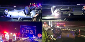 Vážná dopravní nehoda na obchvatu Plzně