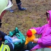 Hasiči i záchranáři vyjížděli na pomoc dítěti do Kauflandu