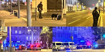 Policejní opatření u Velké synagogy v Plzni - aktualizováno
