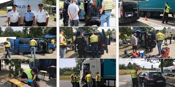 Čeští policisté přejeli hranice a kontrolovali řidiče u Waidhaus