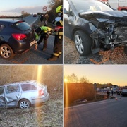 Náraz auto doslova vyrazil ze silnice