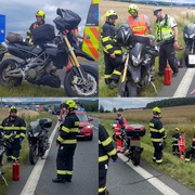 Střet dvou motorkářů