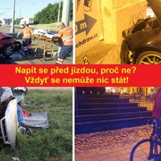 Další nehoda pod vlivem, nyní cyklista, který měl víc než dvě promile