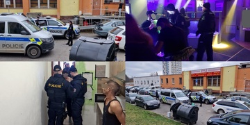 Během razie v ubytovnách byl zadržen i nebezpečný pachatel, který nožem ohrožoval ženu