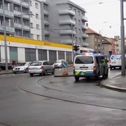Sražená malá holčička