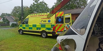 Muže dopoledne vážně zranil výbuch