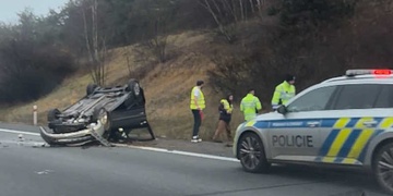 Dopravní nehoda na dálnici D5
