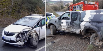 Silně opilý řidič způsobil nehodu