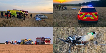 Havárie motorového paraglidu, mladý pilot zemřel