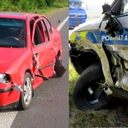 Viděli jste střet tří osobních vozů včetně policejního?