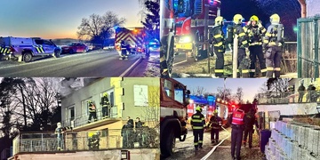 Sedm požárů domů za pouhé čtyři dny - pro hasiče jednoznačně nejhorší vánoční svátky za několik let