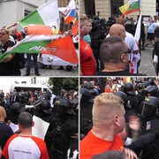 Duhový pochod zablokovali pravičáci