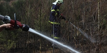 Lesní požár za Košutkou