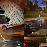 Opilec se vyřádil na zaparkovaném autě