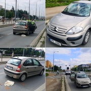 Sražený chodec na Lochotíně