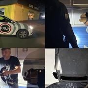 Strážní společně s policisty zadrželi pachatele přímo při činu