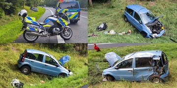 Řidička nezvládla řízení a zranila sebe i své roční miminko