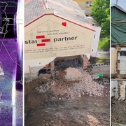 Zřícení části domu na Roudné - 14 dní poté
