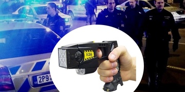Policisté střelili útočníka taserem