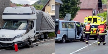 Opilý řidič se zákazem řízení způsobil vážnou dopravní nehodu